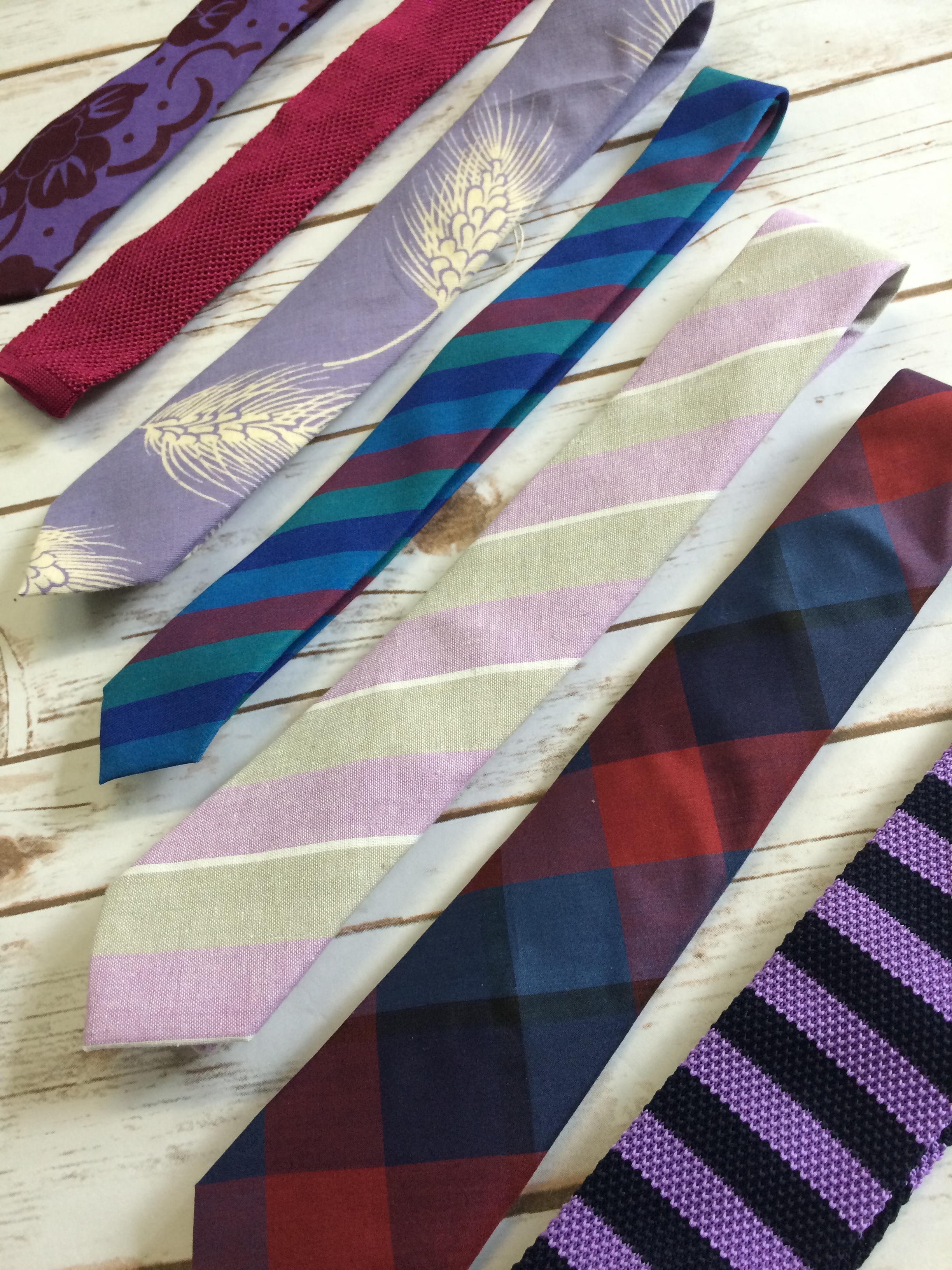 Purple ties